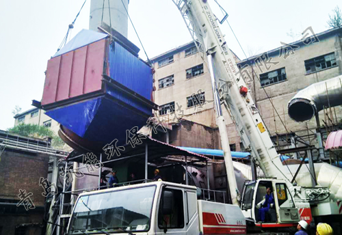 凱能濕電再熱器現(xiàn)場