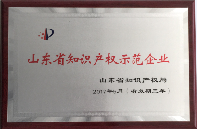 凱能科技榮獲山東省知識(shí)產(chǎn)權(quán)示范企業(yè)榮譽(yù)稱號(hào)